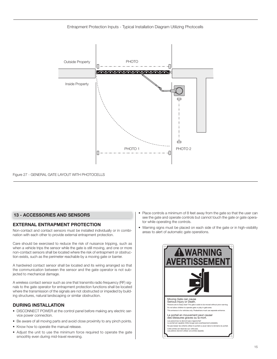 During installation | Controlled Products Systems Group 4300SW User Manual | Page 17 / 32