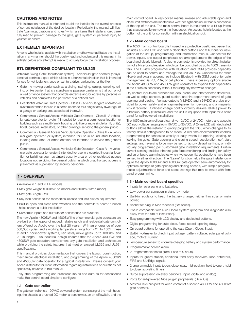 Controlled Products Systems Group 4300SW User Manual | Page 4 / 32