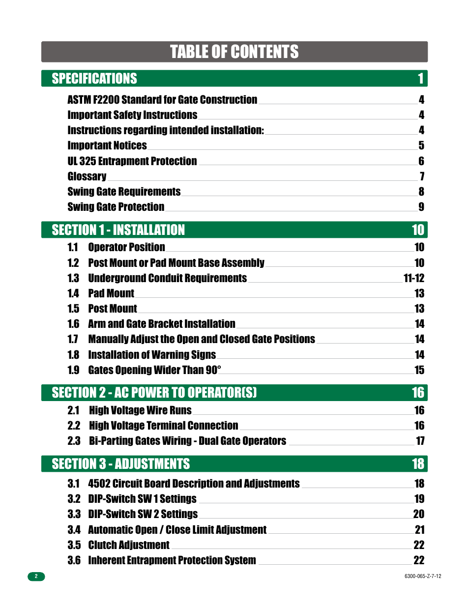 Controlled Products Systems Group 6300-080 User Manual | Page 4 / 52