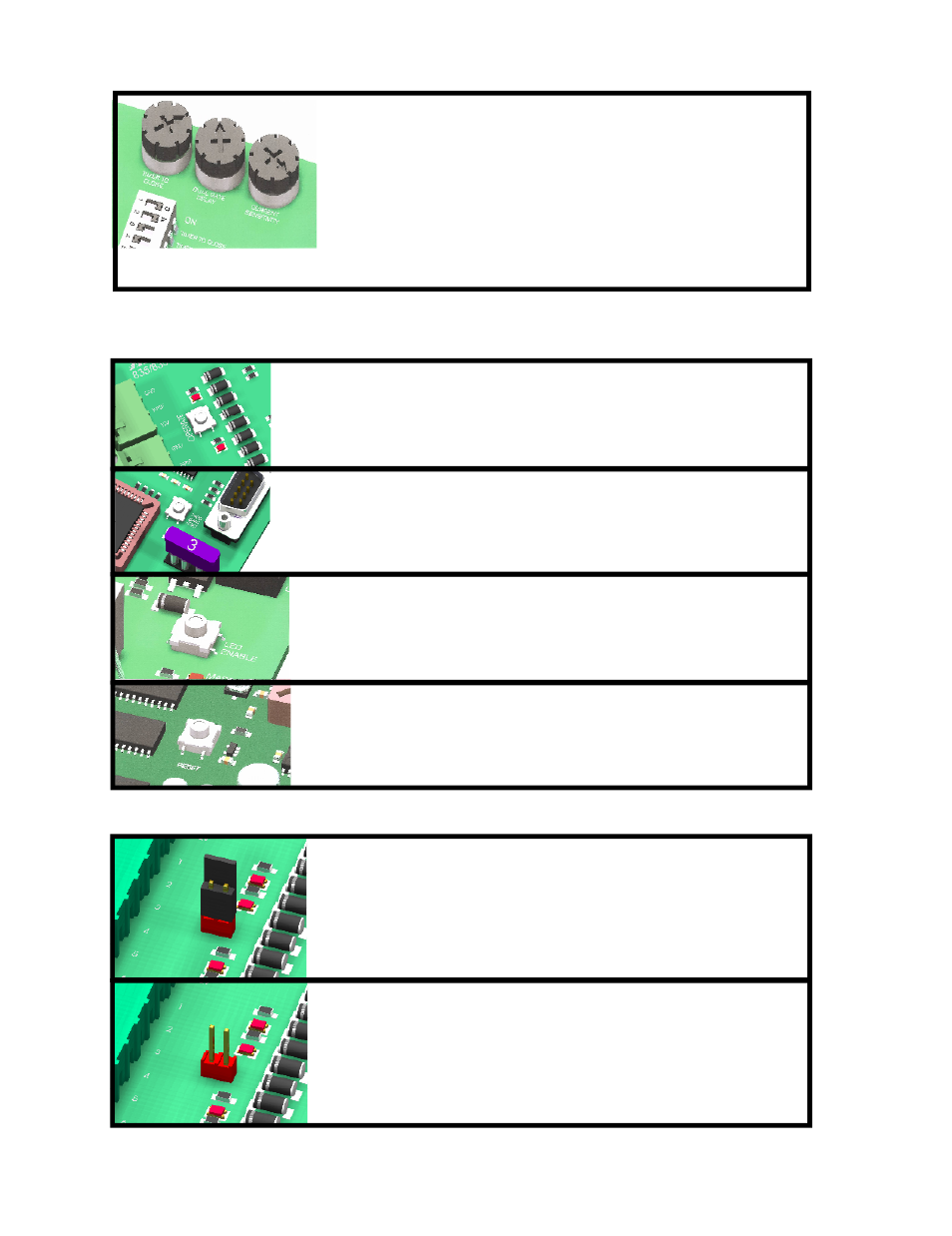 Adjustments push buttons, Jumpers | Controlled Products Systems Group 7200ETL-IL User Manual | Page 15 / 22