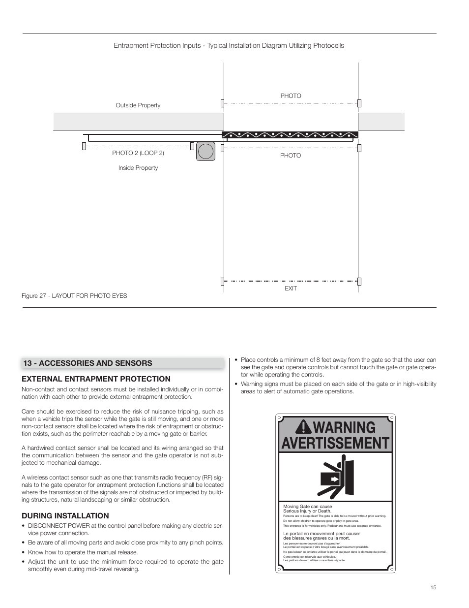 During installation | Controlled Products Systems Group 8300SL User Manual | Page 17 / 28