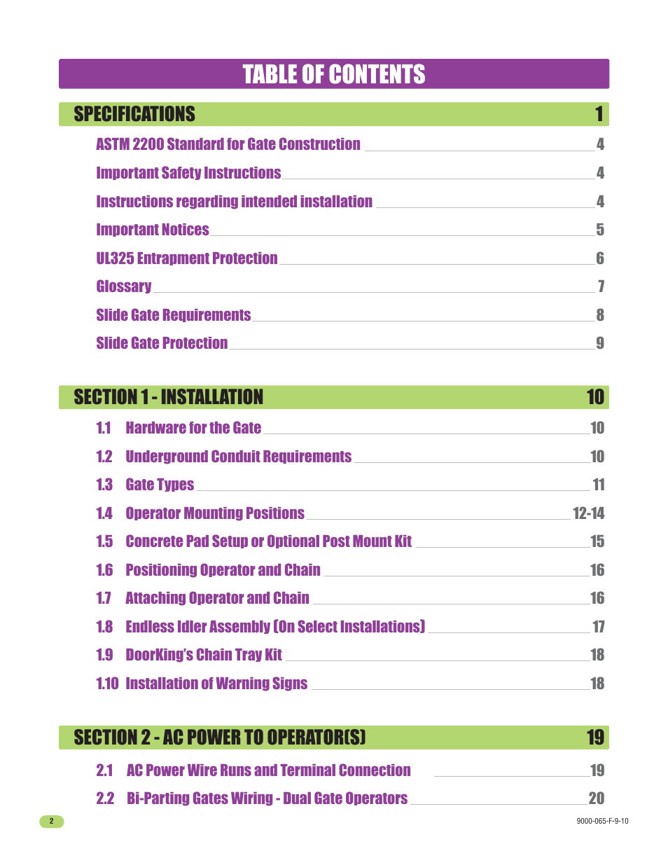 Controlled Products Systems Group 9000-080 User Manual | Page 4 / 44