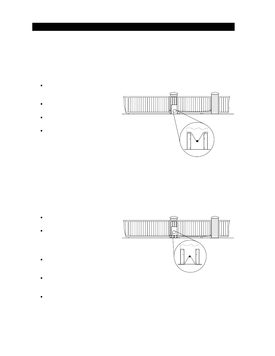 1 front position pad mount, 2 front position post mount, 2 mounting positions | Controlled Products Systems Group 9050-080 User Manual | Page 12 / 51