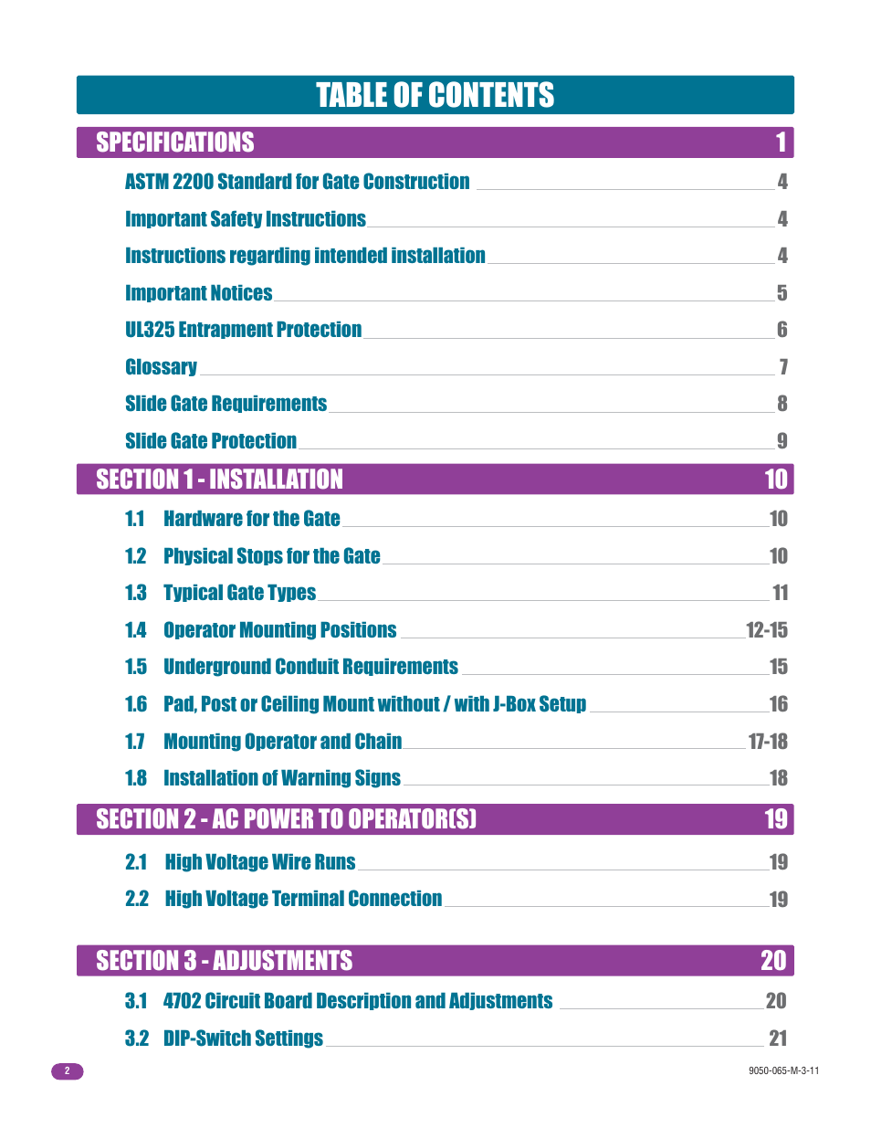Controlled Products Systems Group 9050-080 User Manual | Page 4 / 42