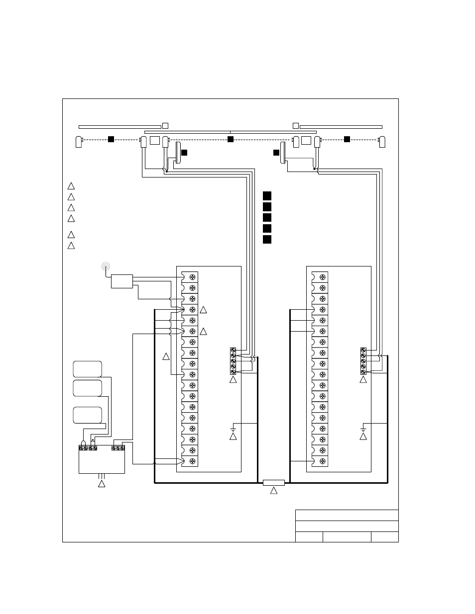5 primary – secondary (bi-parting) gate wiring, Primary operator secondary operator, Figure 28 page | Controlled Products Systems Group 9150-080 User Manual | Page 32 / 57