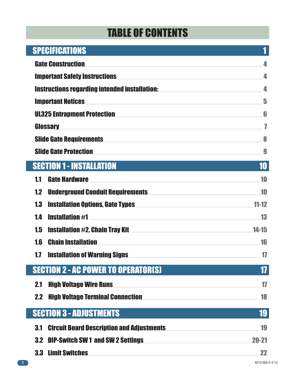 Controlled Products Systems Group 9210-081 User Manual | Page 4 / 42