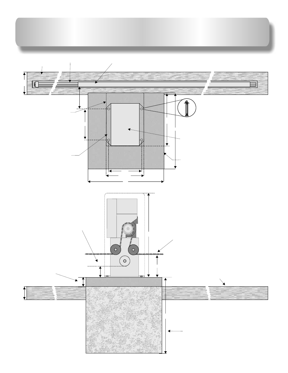 Concrete pad placement for sl-100dc | Controlled Products Systems Group AOMSL1501HPDC User Manual | Page 6 / 29