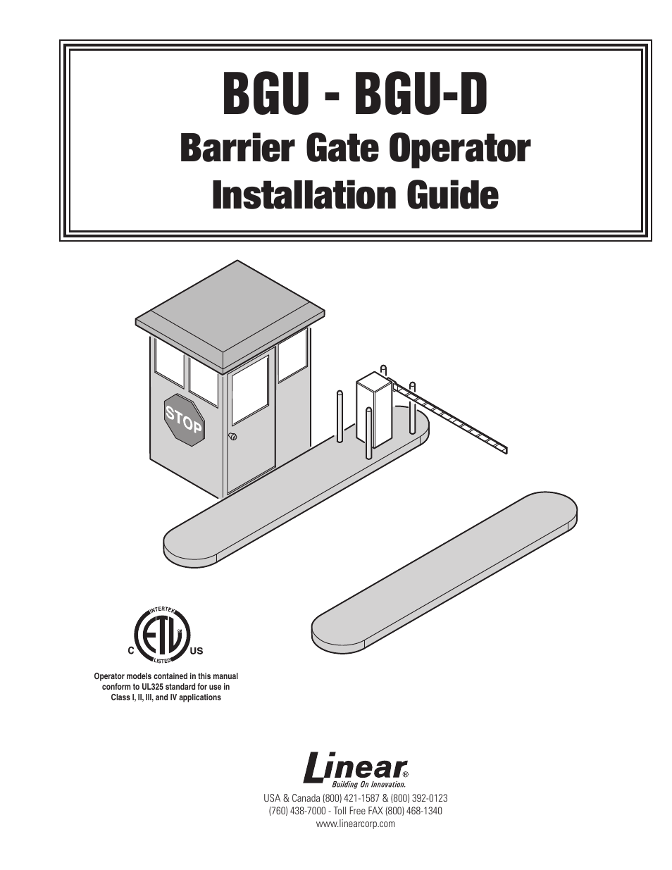 Controlled Products Systems Group BGU-12-311 User Manual | 28 pages