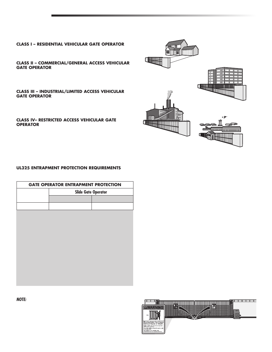 Safety, Ul325 model classifications | Controlled Products Systems Group CSL24V User Manual | Page 4 / 48