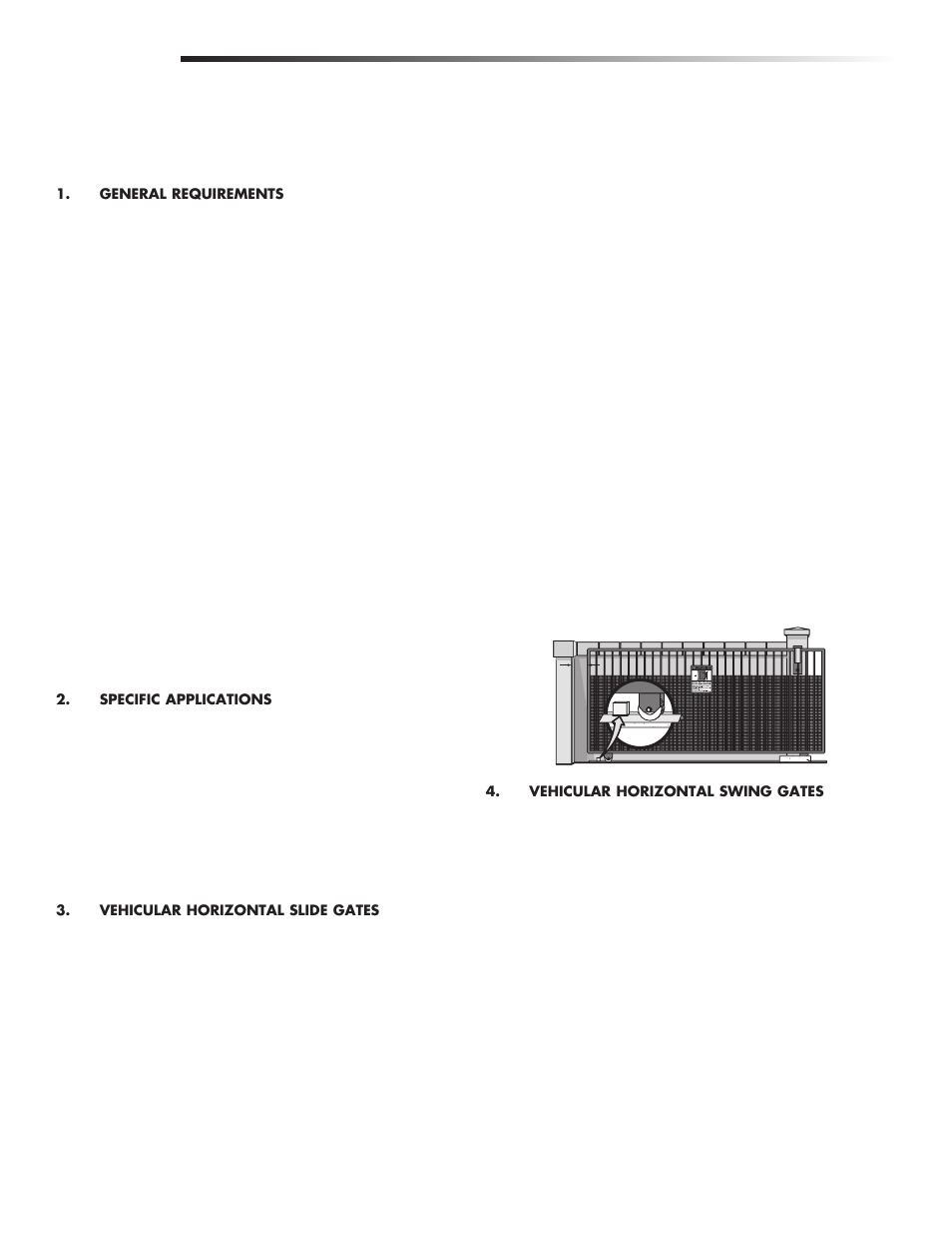 Gate construction information, Safety | Controlled Products Systems Group CSL24V User Manual | Page 6 / 48