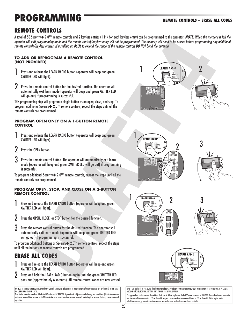 Programming | Controlled Products Systems Group CSL24VH User Manual | Page 25 / 48