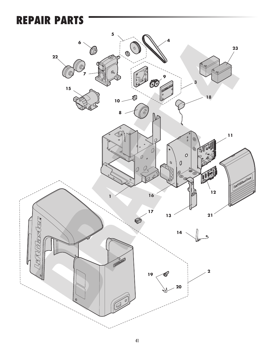Repair parts | Controlled Products Systems Group CSL24VH User Manual | Page 43 / 48