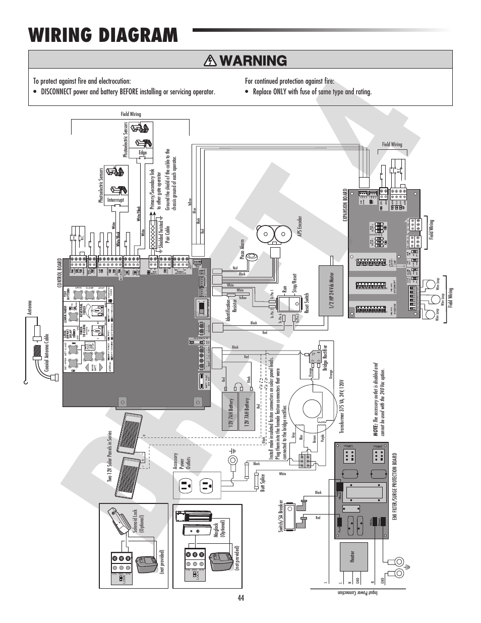 Wiring diagram | Controlled Products Systems Group CSL24VH User Manual | Page 46 / 48