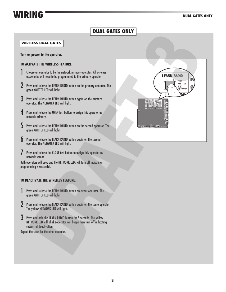 Wiring | Controlled Products Systems Group CSW24V User Manual | Page 23 / 48