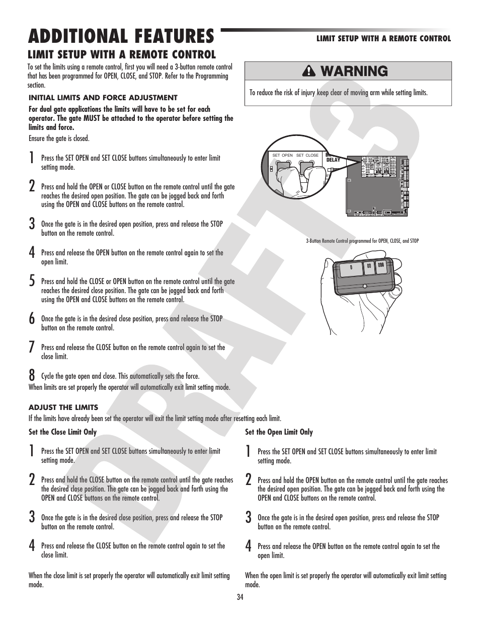 Additional features | Controlled Products Systems Group CSW24V User Manual | Page 36 / 48