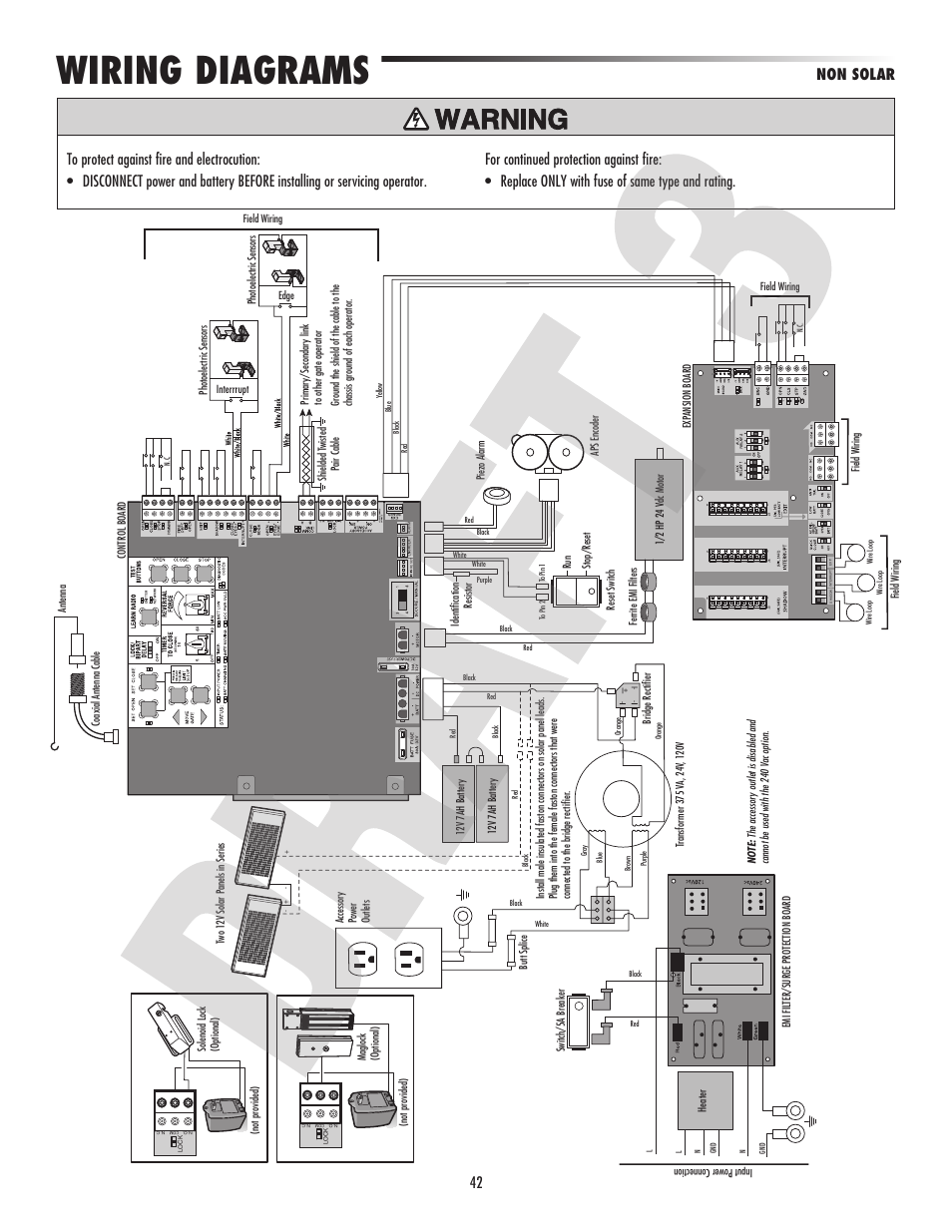 Wiring diagrams, Non solar | Controlled Products Systems Group CSW24V User Manual | Page 44 / 48