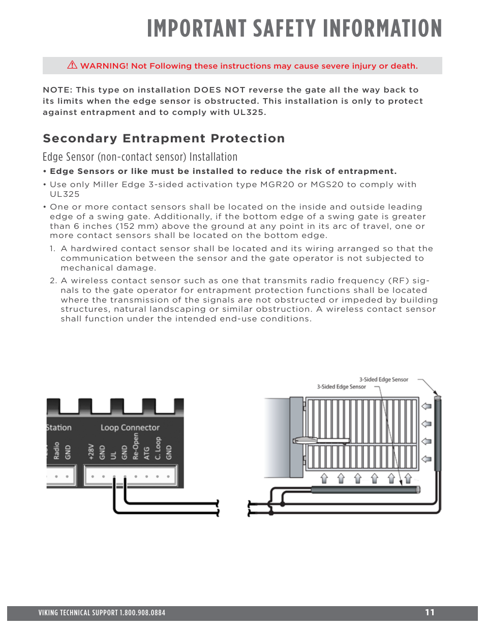 Important safety information | Controlled Products Systems Group ECUMSING5 User Manual | Page 13 / 44