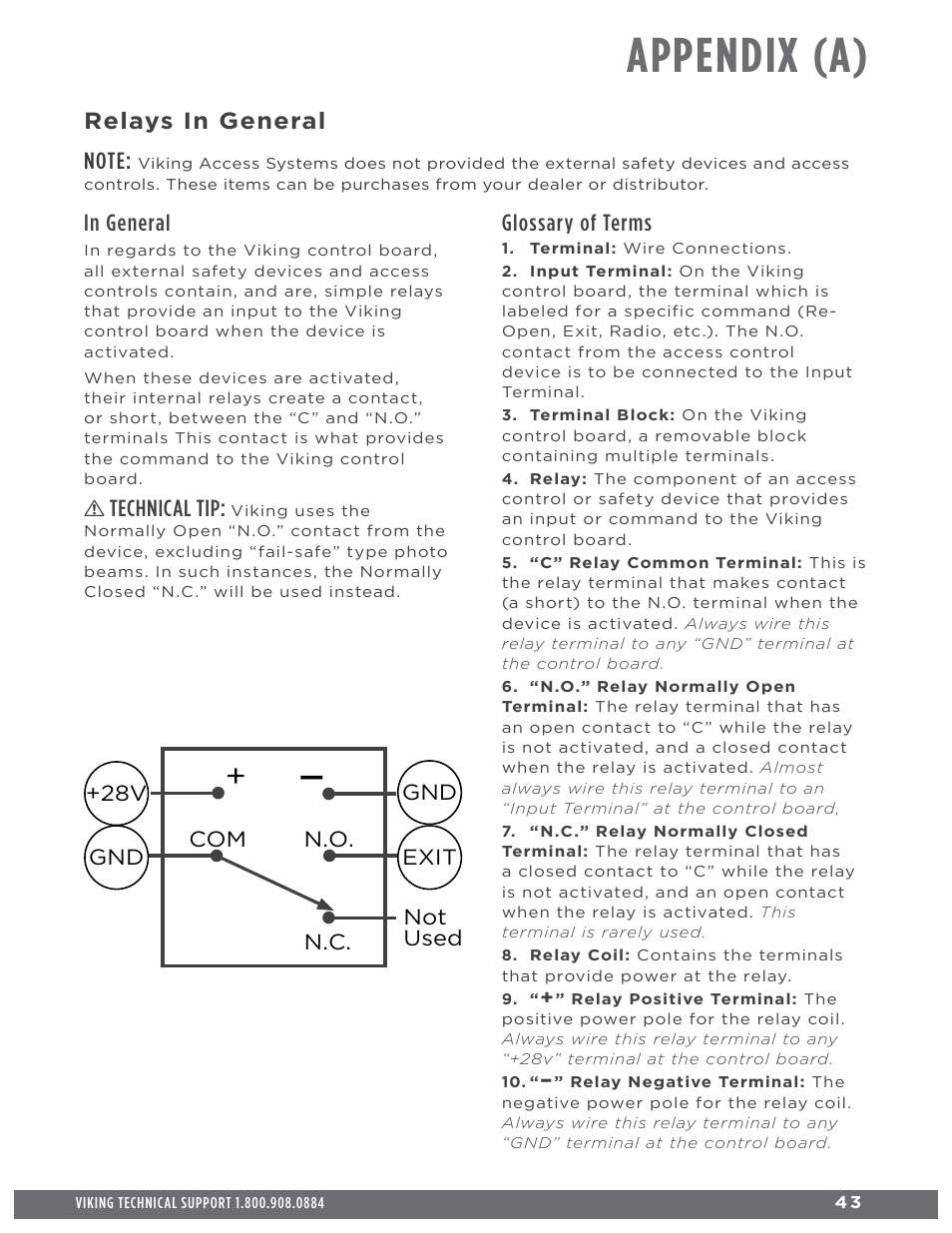 Appendix (a) | Controlled Products Systems Group H10NX User Manual | Page 45 / 50