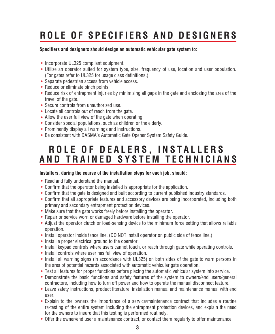 Role of specifiers and designers | Controlled Products Systems Group HCT5011O3-08 User Manual | Page 5 / 36