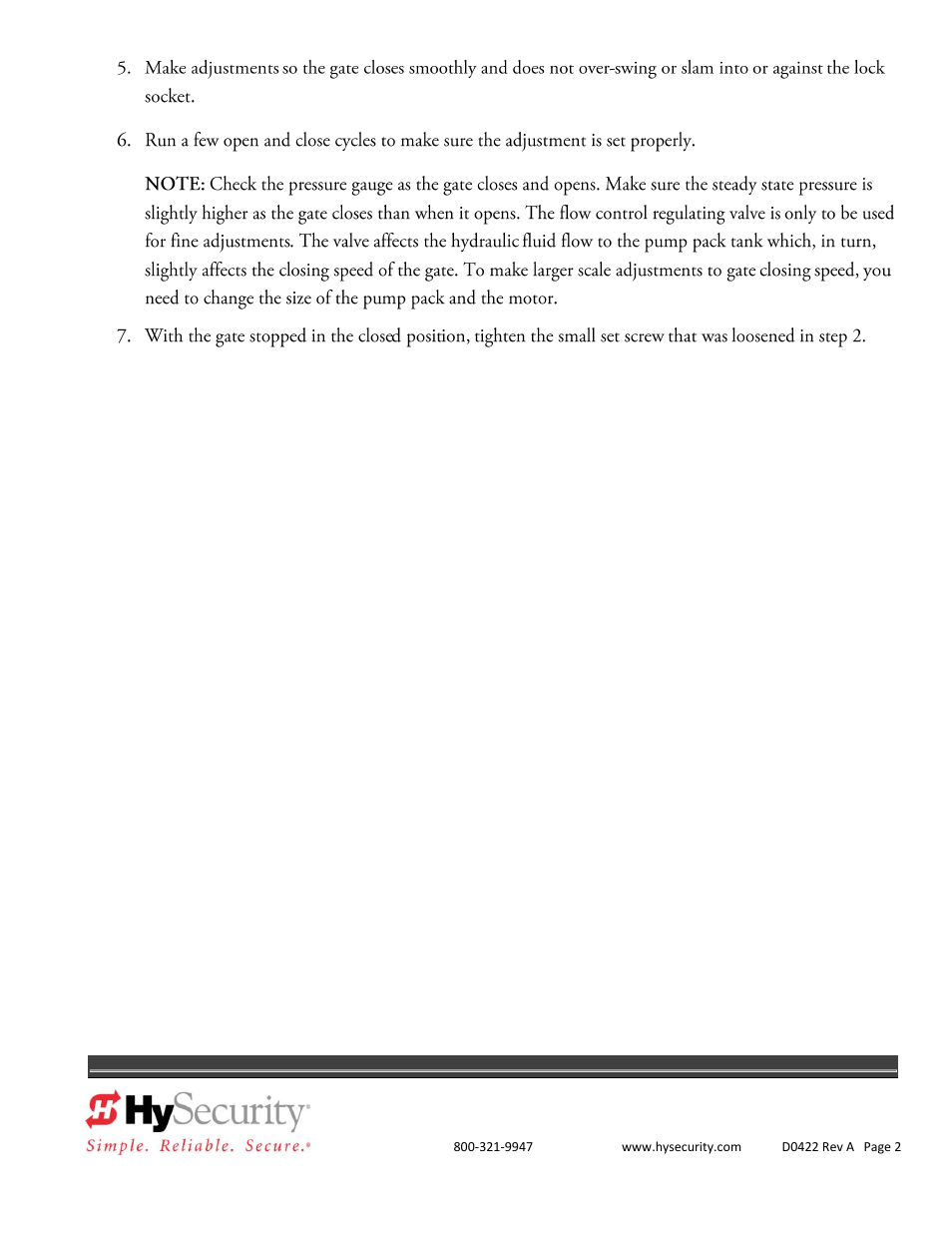 Controlled Products Systems Group HRG 220-A ST User Manual | Page 6 / 90