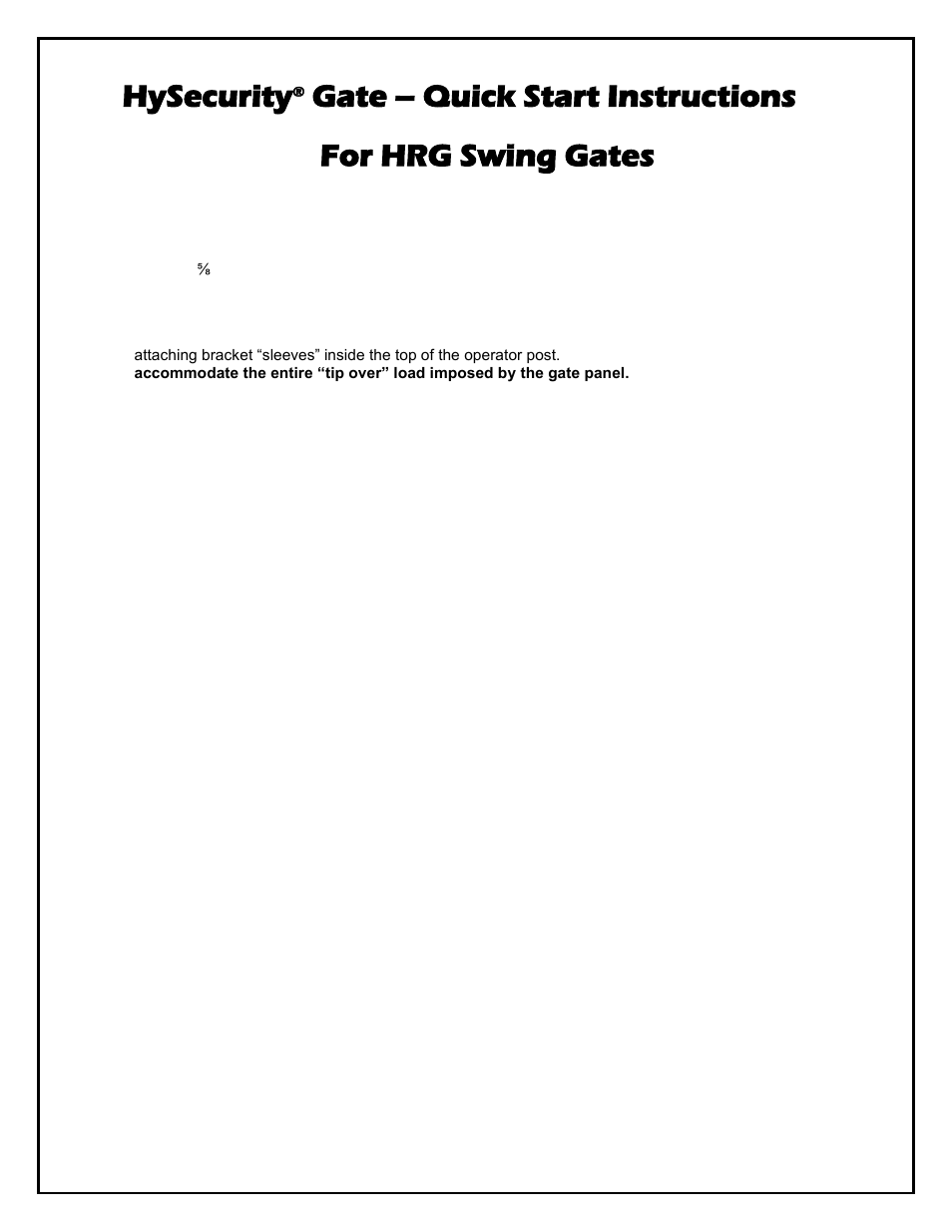 Hysecurity | Controlled Products Systems Group HRG 220-A ST User Manual | Page 7 / 90