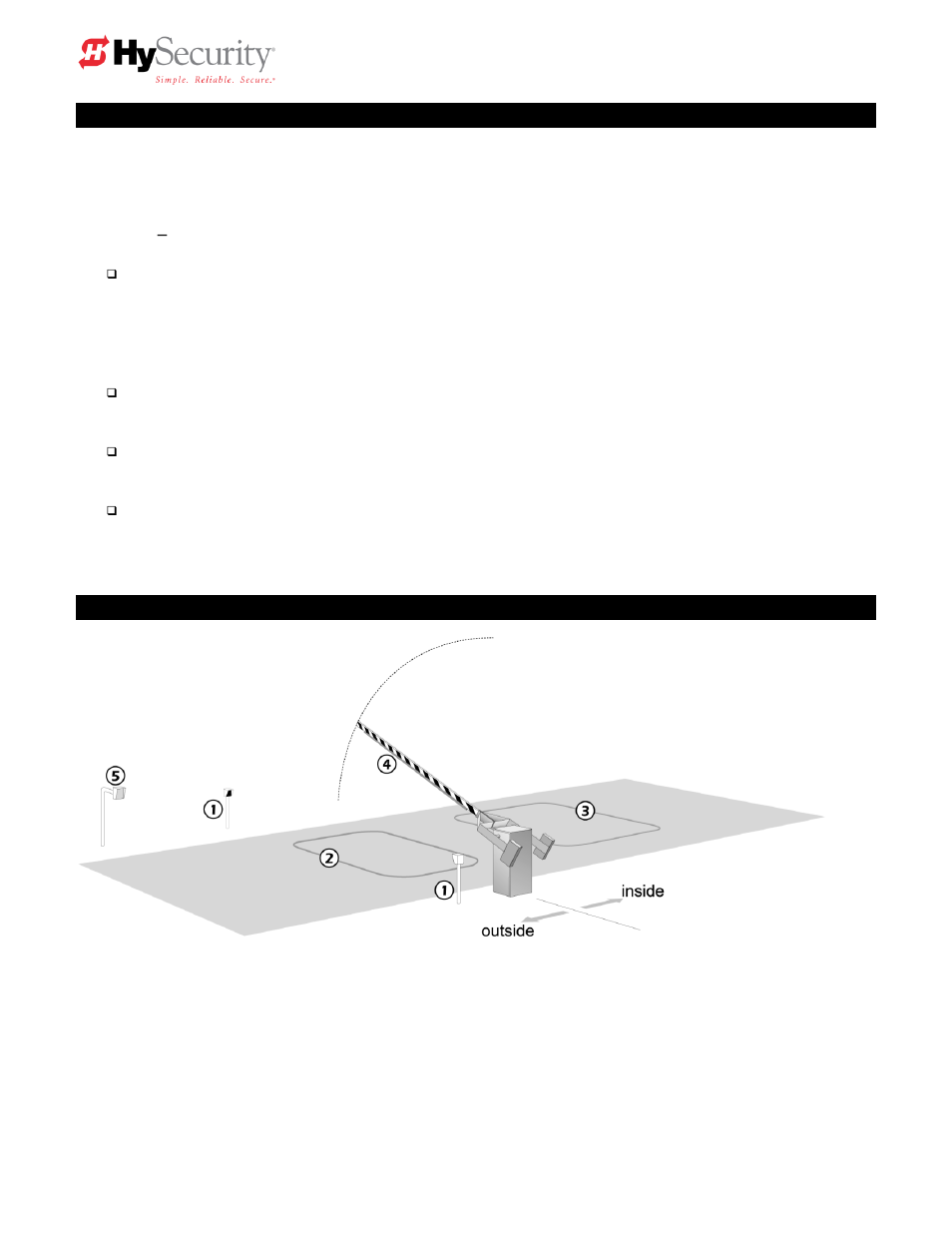 Typical system schematic for a barrier gate | Controlled Products Systems Group HTG 320-2 ST User Manual | Page 17 / 74