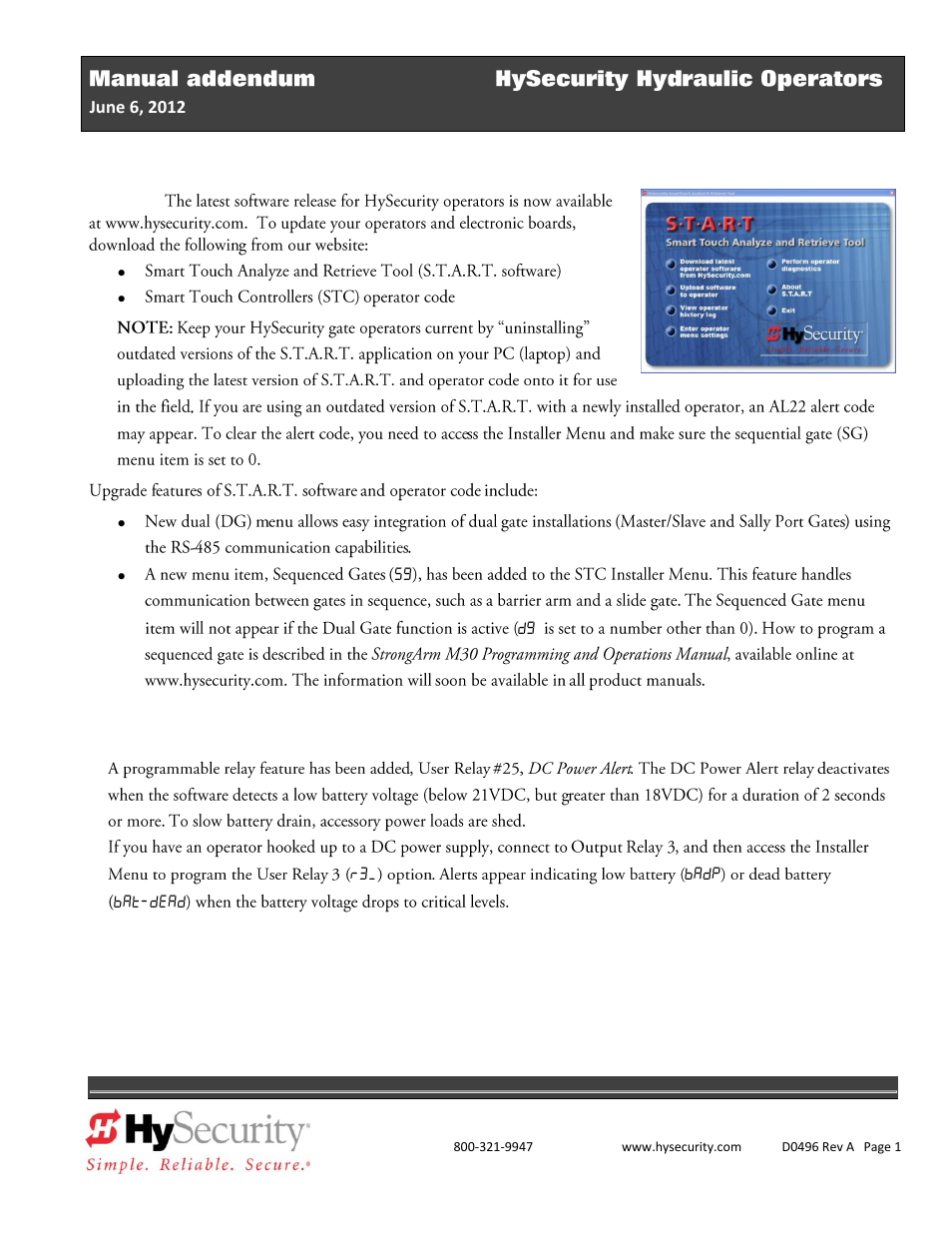 Controlled Products Systems Group HTG 320-2 ST User Manual | Page 3 / 74