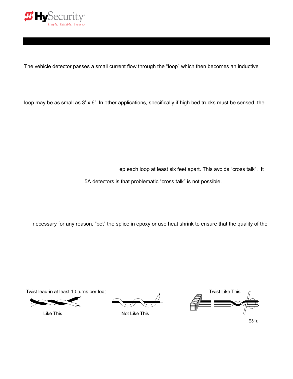 Detector loop installation guide | Controlled Products Systems Group HTG 320-2 ST User Manual | Page 45 / 74