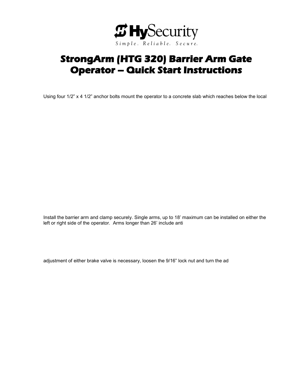 Controlled Products Systems Group HTG 320-2 ST User Manual | Page 5 / 74