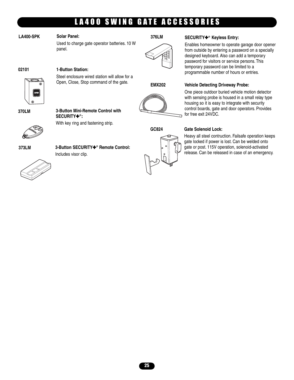 Controlled Products Systems Group LA400 User Manual | Page 25 / 32
