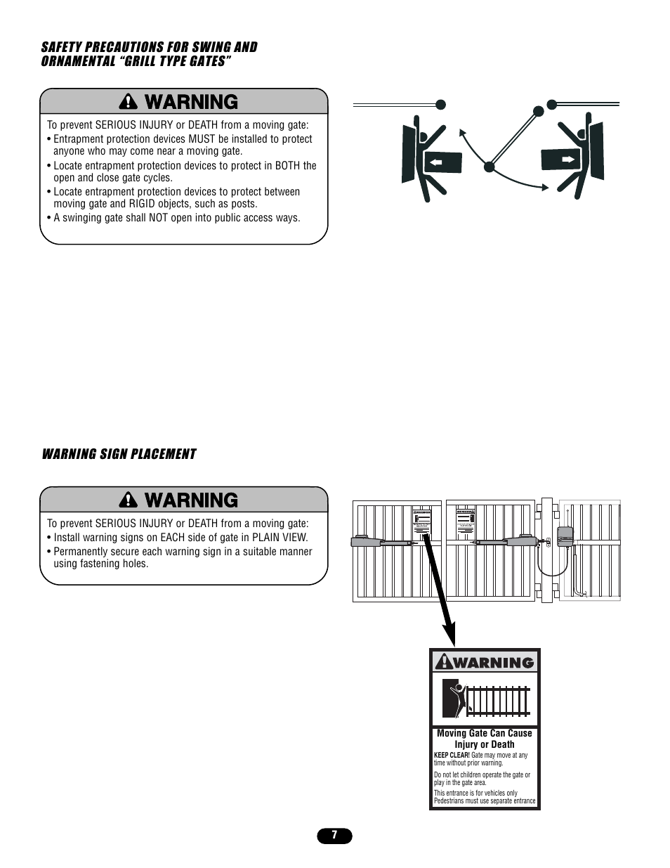 Warning caution warning warning | Controlled Products Systems Group LA400 User Manual | Page 7 / 32