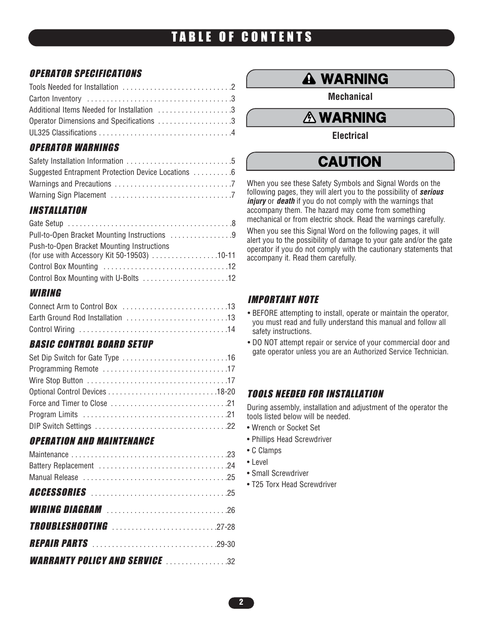 Controlled Products Systems Group LA400-S User Manual | Page 2 / 32