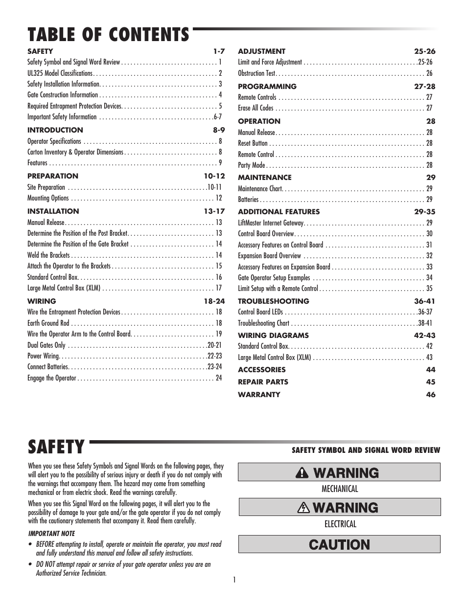 Controlled Products Systems Group LA500 User Manual | Page 3 / 48