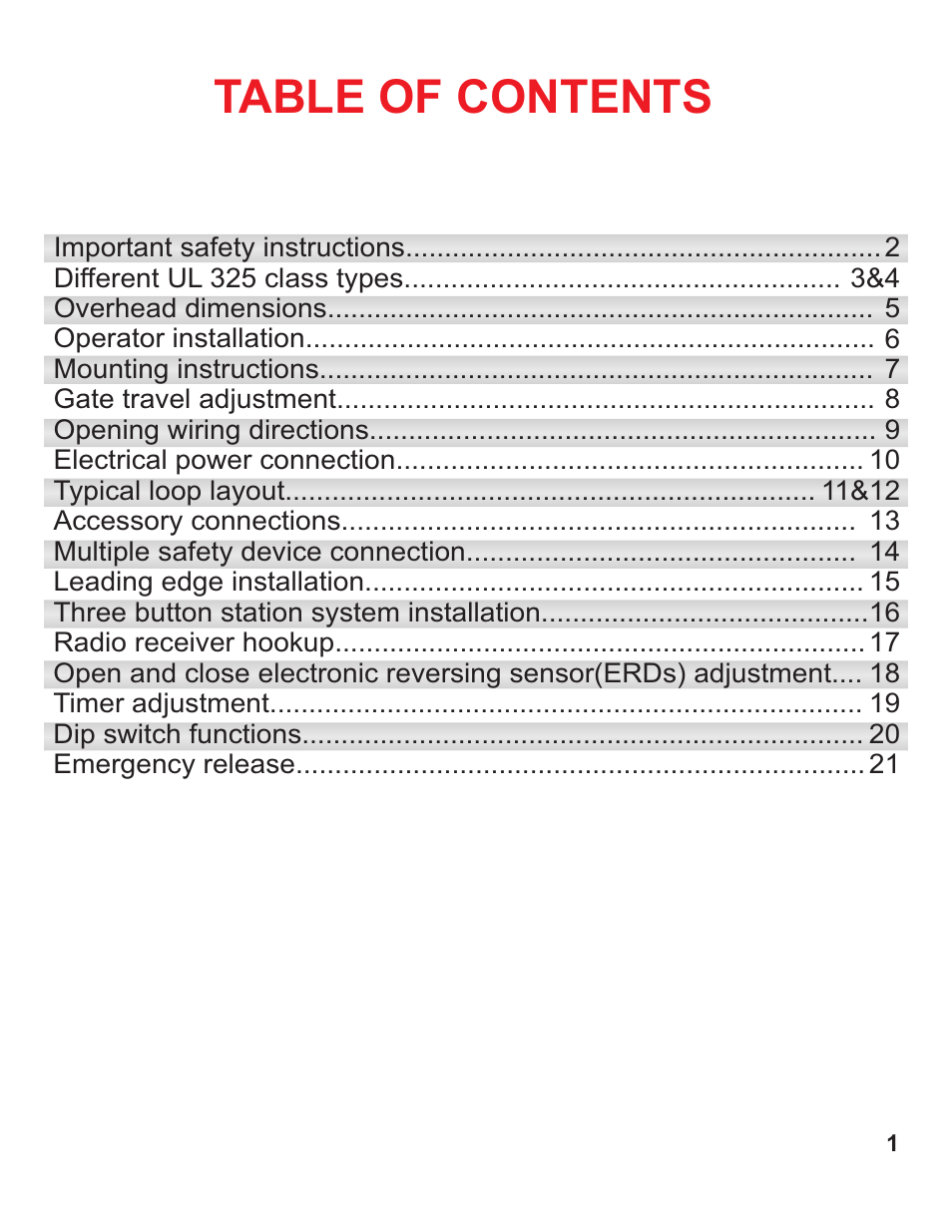 Controlled Products Systems Group OH200 User Manual | Page 2 / 24