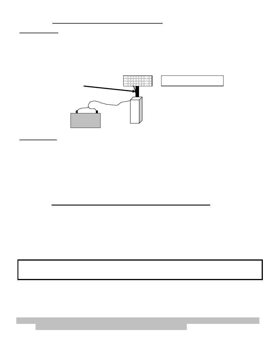 Step 4 installation of charging source, Solar panel, Ac charger | Red wire + black wire, Panel facing southwest | Controlled Products Systems Group PATRSL User Manual | Page 13 / 44