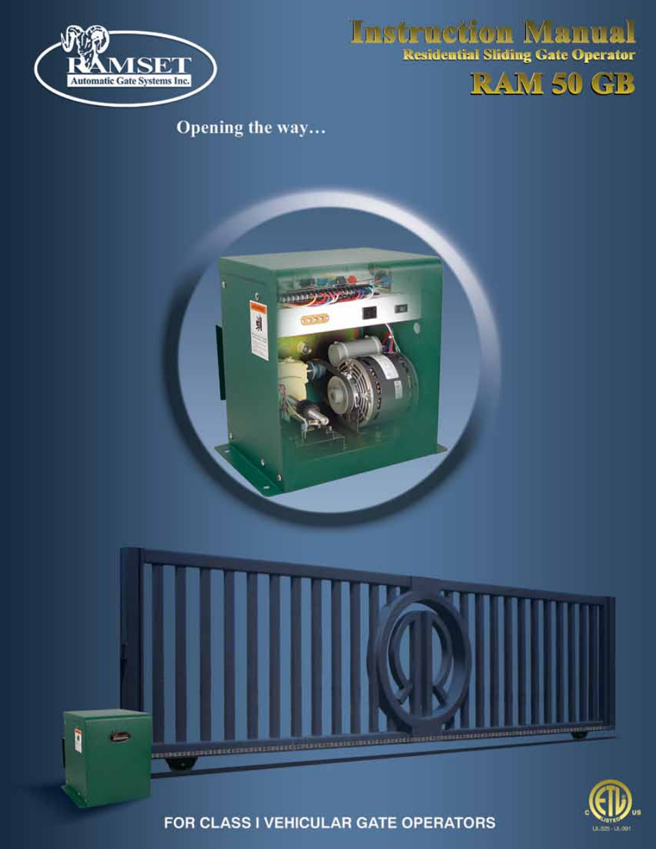 Controlled Products Systems Group RAM-50GB User Manual | 24 pages