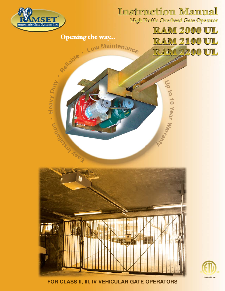 Controlled Products Systems Group RAM2000 User Manual | 28 pages