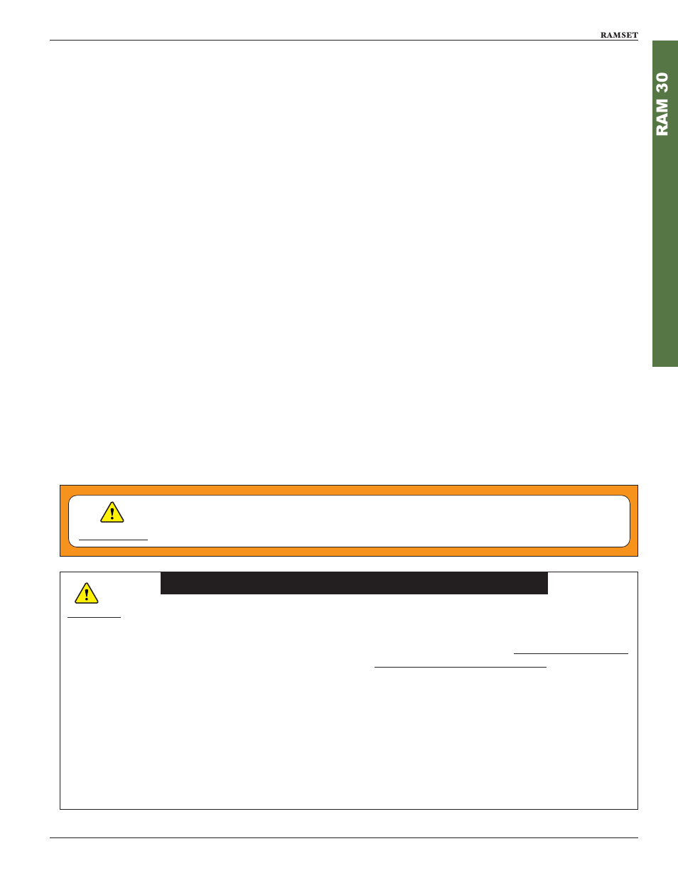 Ram 3 0 table of contents | Controlled Products Systems Group RAM30 User Manual | Page 3 / 28