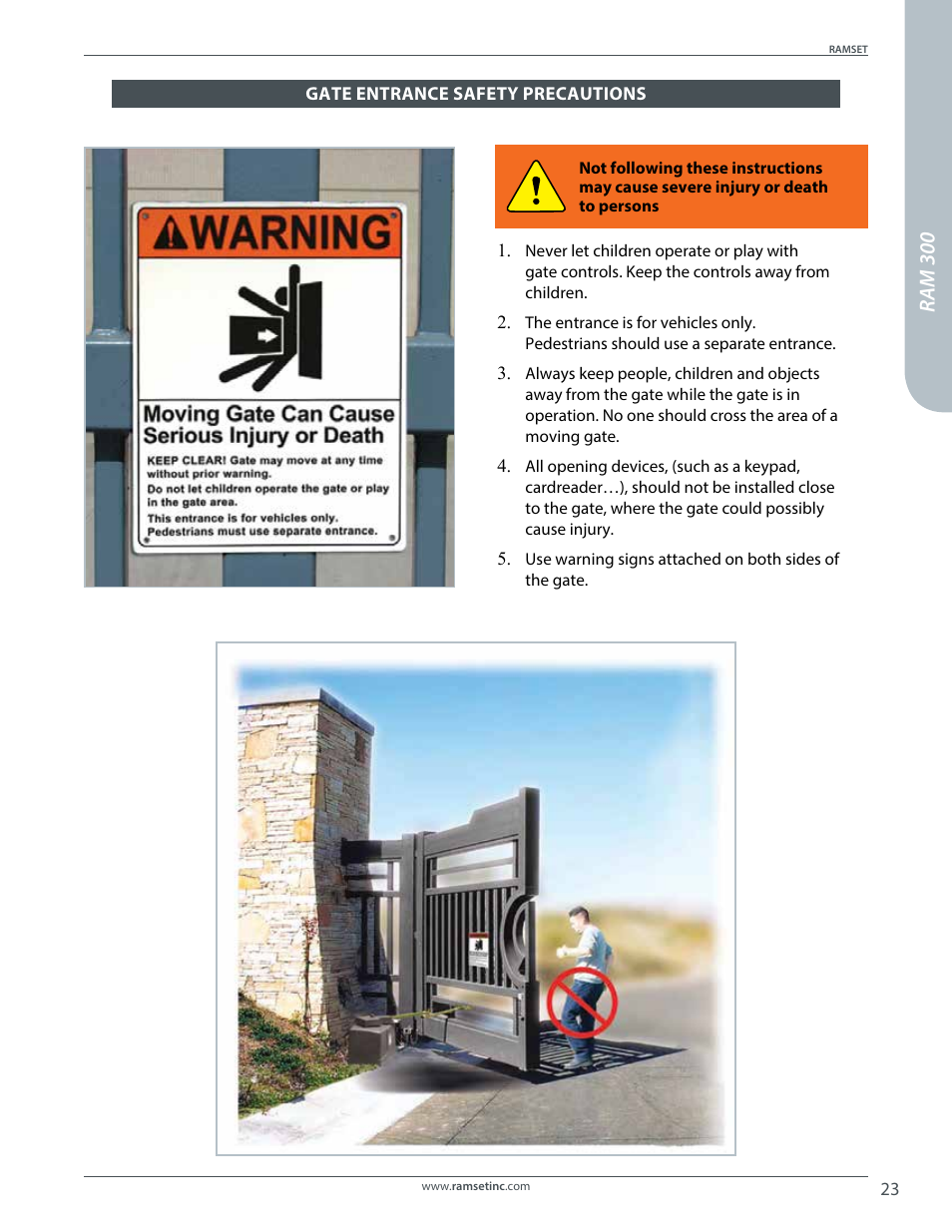 Ram 300 | Controlled Products Systems Group RAM300 User Manual | Page 25 / 28