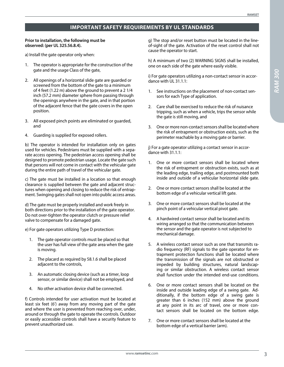 Ram 300 | Controlled Products Systems Group RAM300 User Manual | Page 5 / 28