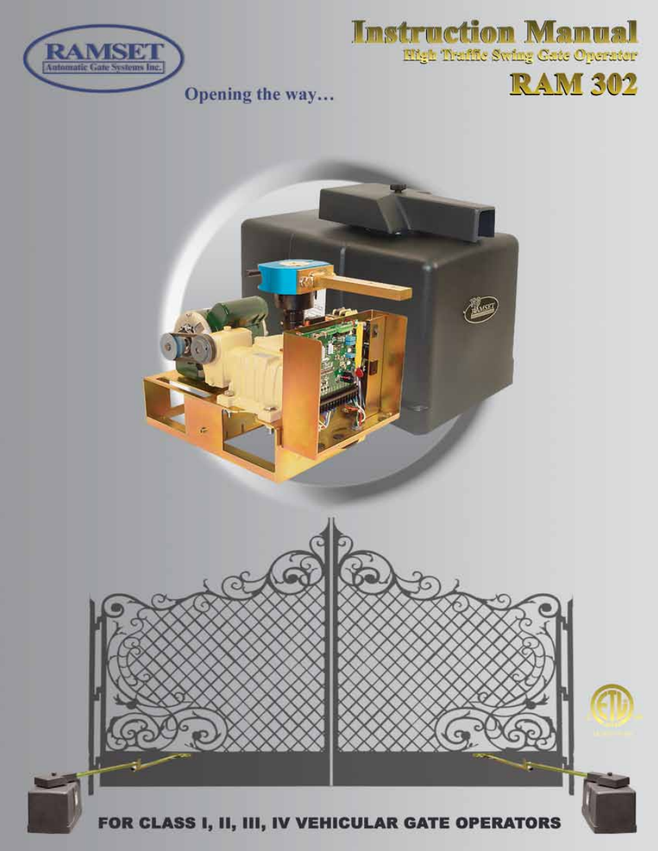 Controlled Products Systems Group RAM302UL User Manual | 27 pages