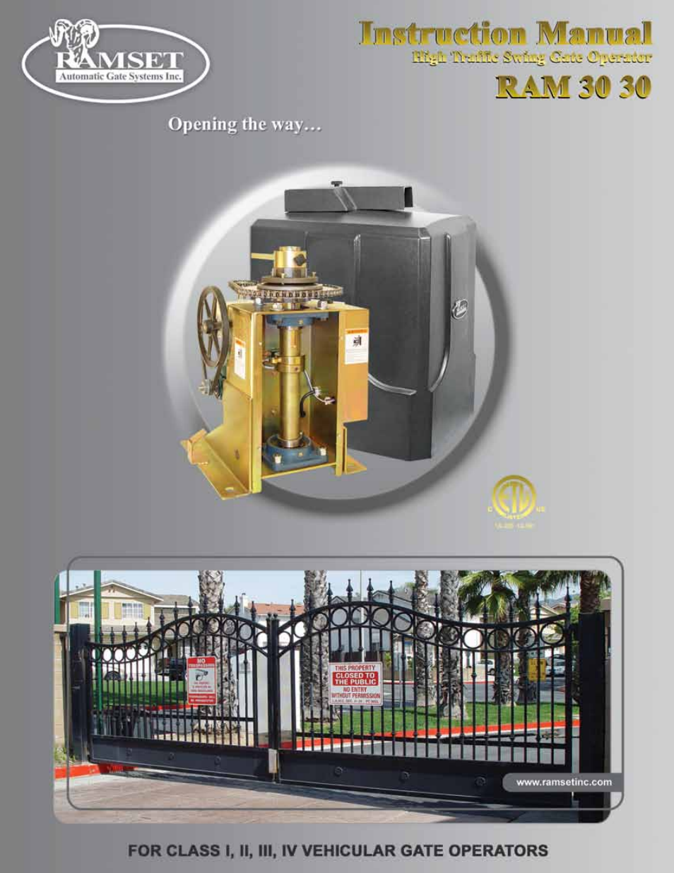Controlled Products Systems Group RAM3030 User Manual | 26 pages