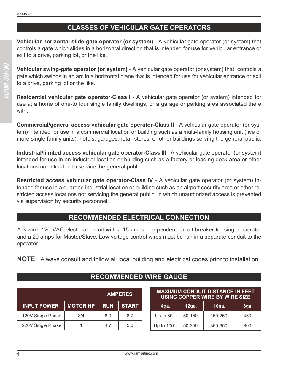 Ram 30-30 | Controlled Products Systems Group RAM3030 User Manual | Page 6 / 26