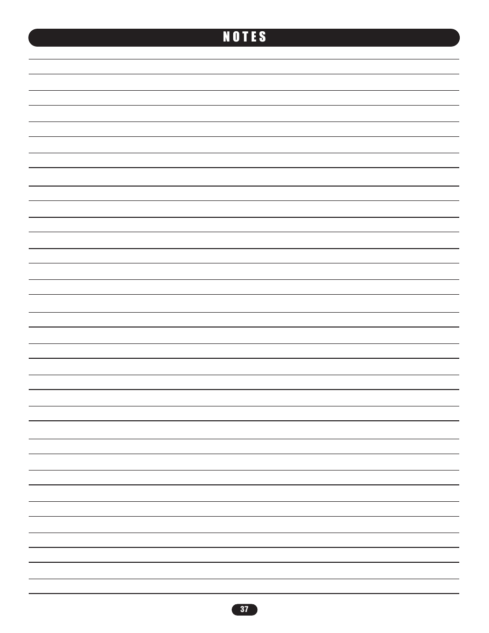 Notes | Controlled Products Systems Group SL5755021G3 User Manual | Page 37 / 40