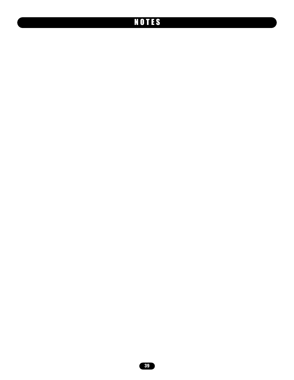 Notes | Controlled Products Systems Group SL58510011G3 User Manual | Page 39 / 40