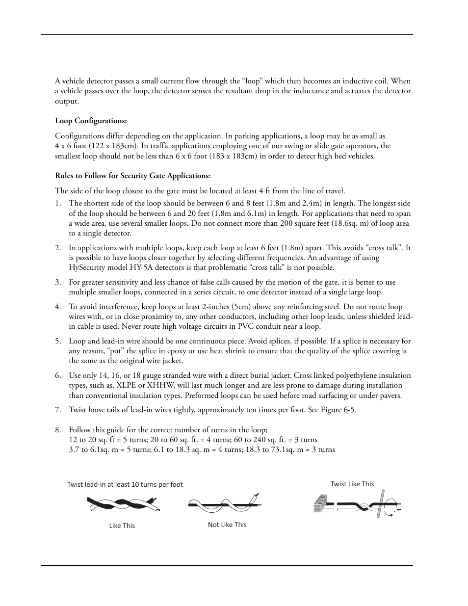 Nstalling, Ehicle, Etectors | Oops, Installing vehicle detectors and loops | Controlled Products Systems Group SLIDESMART DC 10F User Manual | Page 104 / 148