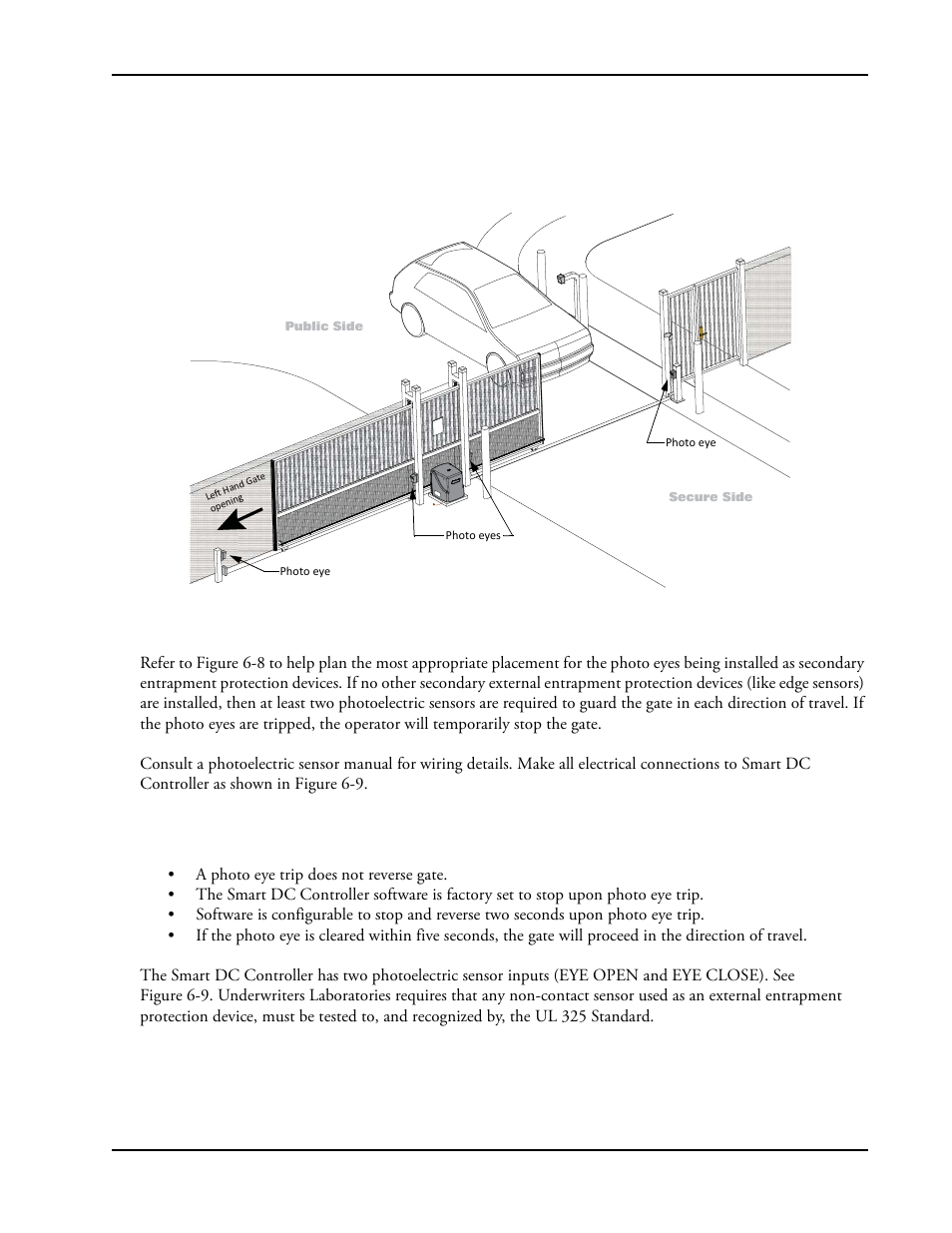 Nstalling, Hotoelectric, Ensors | Econdary, Ntrapment, Rotection, Operation notes: -9 | Controlled Products Systems Group SLIDESMART DC 10F User Manual | Page 107 / 148