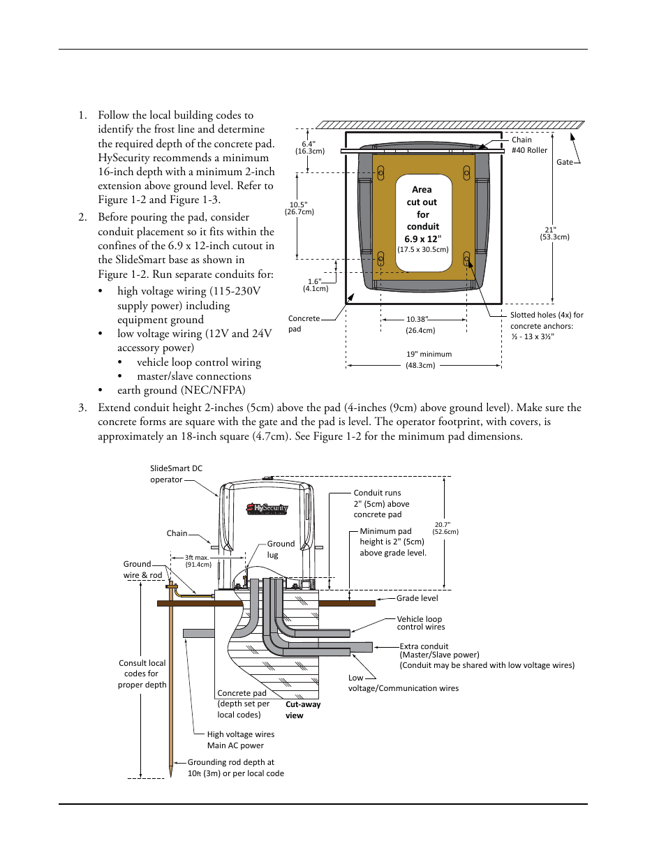 Pad condition -2, Pad condition | Controlled Products Systems Group SLIDESMART DC 10F User Manual | Page 24 / 148