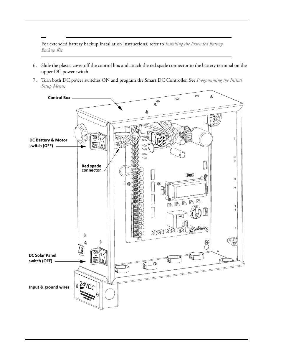 24vdc | Controlled Products Systems Group SLIDESMART DC 10F User Manual | Page 46 / 148