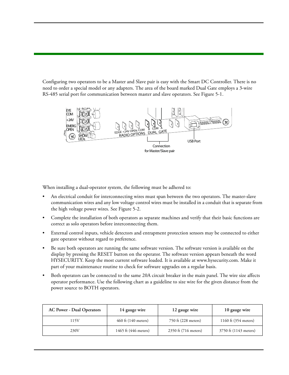 Chapter 5: bi-parting gate systems, Ower, Equirements | Bi-parting gate systems, Chapter 5 | Controlled Products Systems Group SLIDESMART DC 10F User Manual | Page 95 / 148